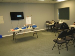 First Aid and CPR Training Classroom in Winnipeg